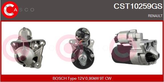 Casco CST10259GS - Стартер autospares.lv