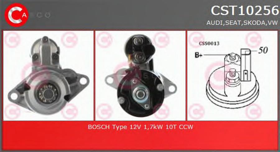 Casco CST10256 - Стартер autospares.lv