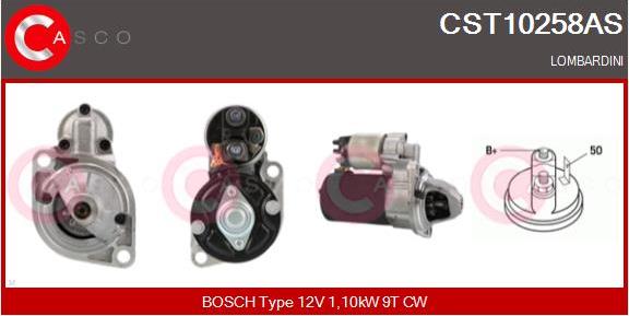 Casco CST10258AS - Стартер autospares.lv