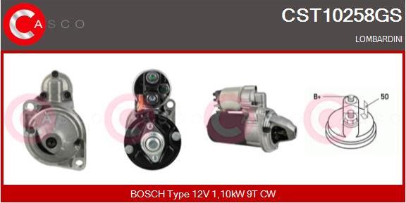 Casco CST10258GS - Стартер autospares.lv