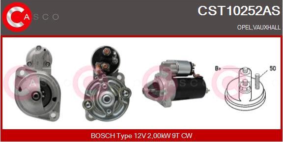 Casco CST10252AS - Стартер autospares.lv