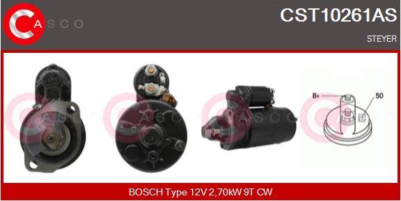 Casco CST10261AS - Стартер autospares.lv