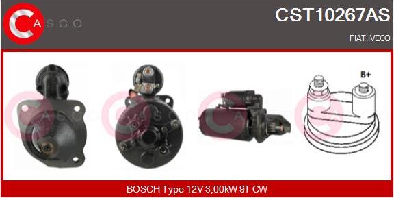 Casco CST10267AS - Стартер autospares.lv