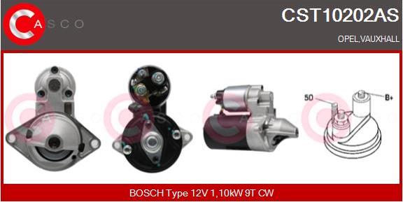 Casco CST10202AS - Стартер autospares.lv