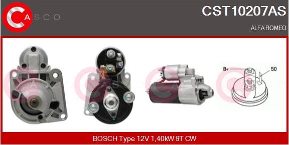 Casco CST10207AS - Стартер autospares.lv