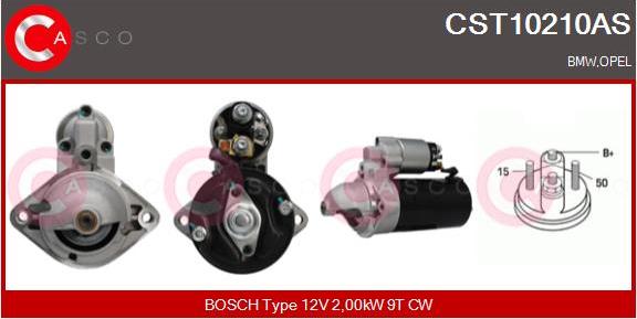 Casco CST10210AS - Стартер autospares.lv