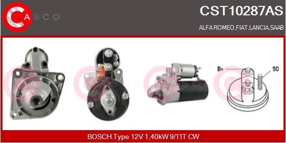 Casco CST10287AS - Стартер autospares.lv