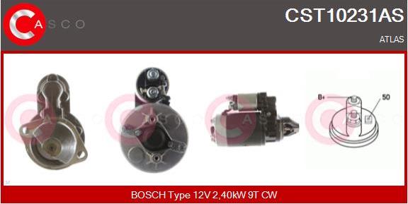 Casco CST10231AS - Стартер autospares.lv