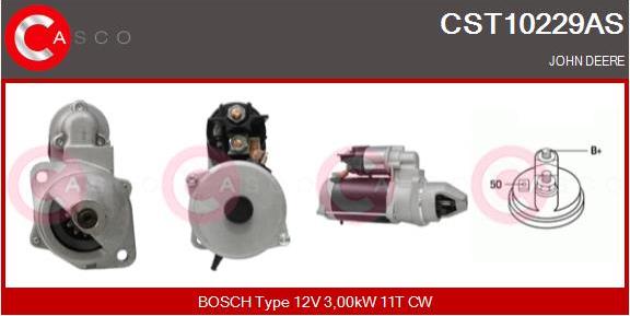 Casco CST10229AS - Стартер autospares.lv