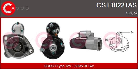 Casco CST10221AS - Стартер autospares.lv