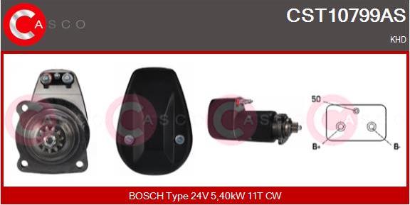 Casco CST10799AS - Стартер autospares.lv