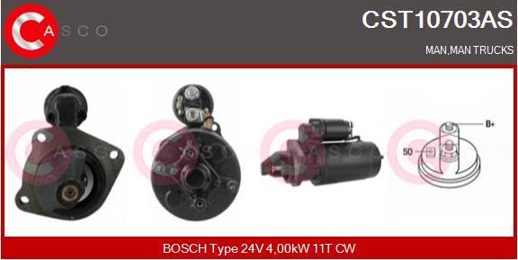 Casco CST10703AS - Стартер autospares.lv