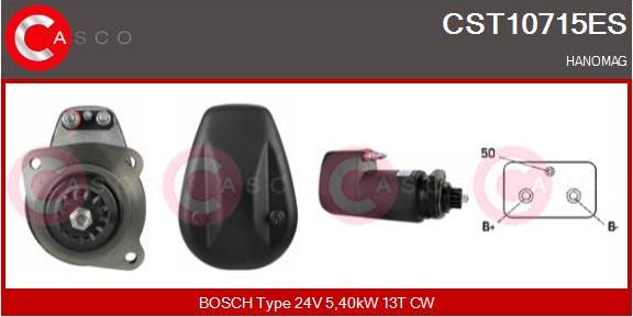 Casco CST10715ES - Стартер autospares.lv