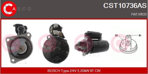 Casco CST10736AS - Стартер autospares.lv