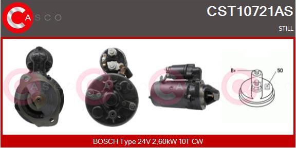 Casco CST10721AS - Стартер autospares.lv