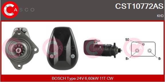 Casco CST10772AS - Стартер autospares.lv