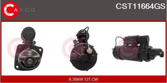 Casco CST11664GS - Стартер autospares.lv