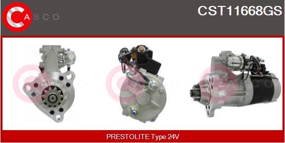 Casco CST11668GS - Стартер autospares.lv