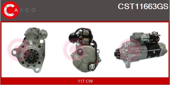 Casco CST11663GS - Стартер autospares.lv