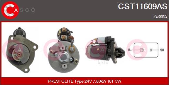 Casco CST11609AS - Стартер autospares.lv