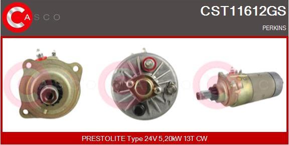 Casco CST11612GS - Стартер autospares.lv