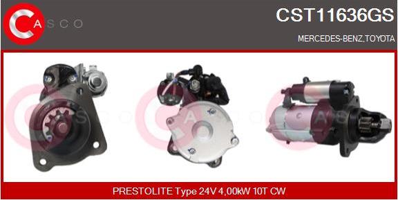 Casco CST11636GS - Стартер autospares.lv