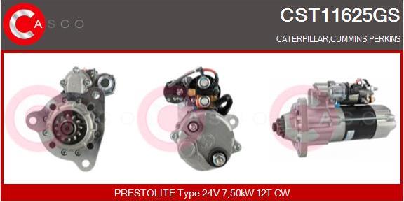 Casco CST11625GS - Стартер autospares.lv