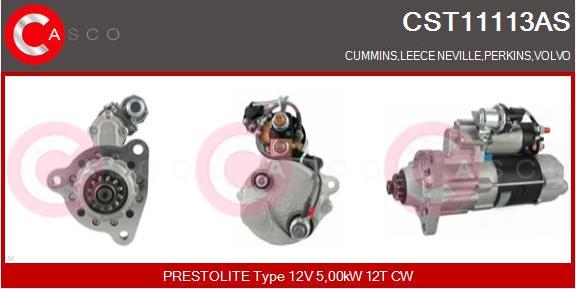 Casco CST11113AS - Стартер autospares.lv