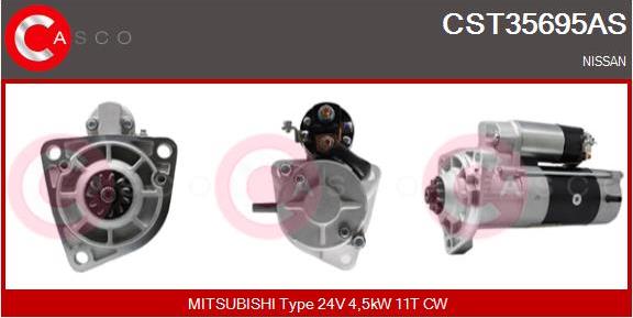 Casco CST35695AS - Стартер autospares.lv