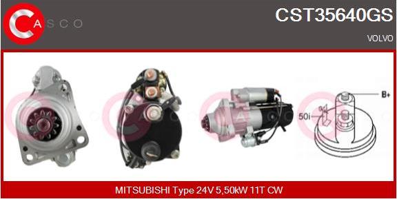 Casco CST35640GS - Стартер autospares.lv