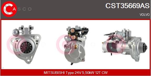 Casco CST35669AS - Стартер autospares.lv