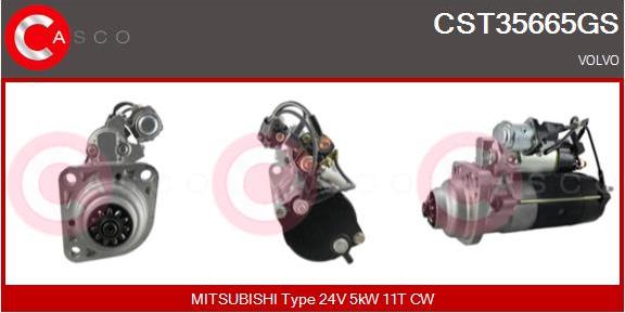 Casco CST35665GS - Стартер autospares.lv