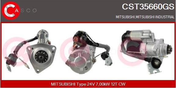 Casco CST35660GS - Стартер autospares.lv