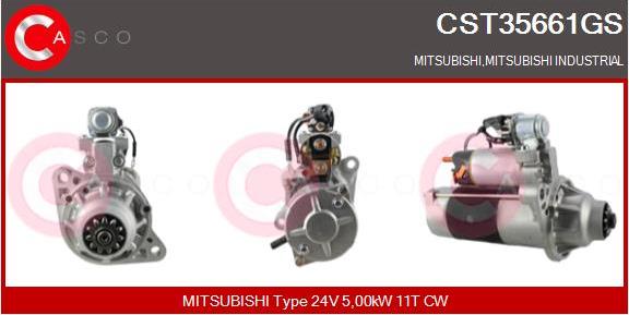 Casco CST35661GS - Стартер autospares.lv