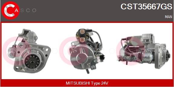 Casco CST35667GS - Стартер autospares.lv