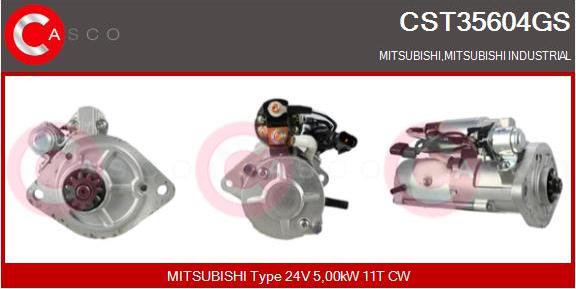 Casco CST35604GS - Стартер autospares.lv