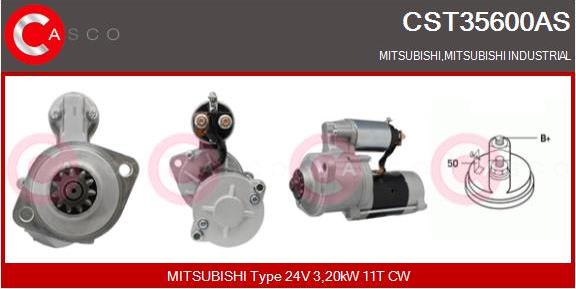 Casco CST35600AS - Стартер autospares.lv