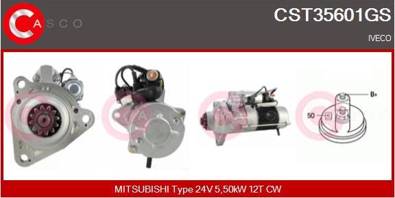 Casco CST35601GS - Стартер autospares.lv