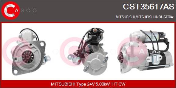 Casco CST35617AS - Стартер autospares.lv