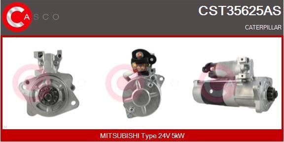 Casco CST35625AS - Стартер autospares.lv