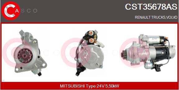 Casco CST35678AS - Стартер autospares.lv