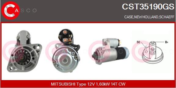 Casco CST35190GS - Стартер autospares.lv