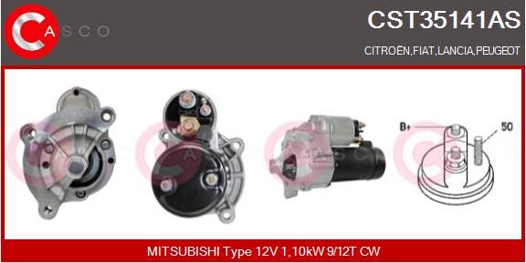 Casco CST35141AS - Стартер autospares.lv