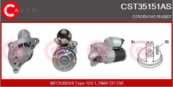 Casco CST35151AS - Стартер autospares.lv