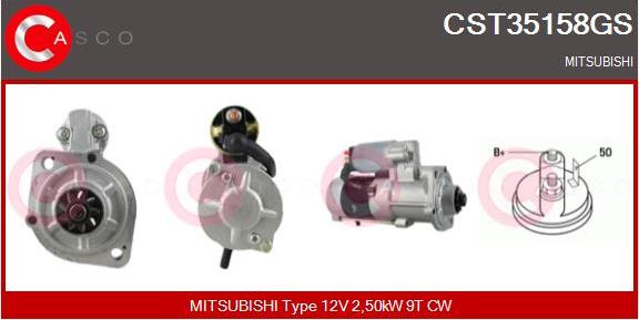 Casco CST35158GS - Стартер autospares.lv