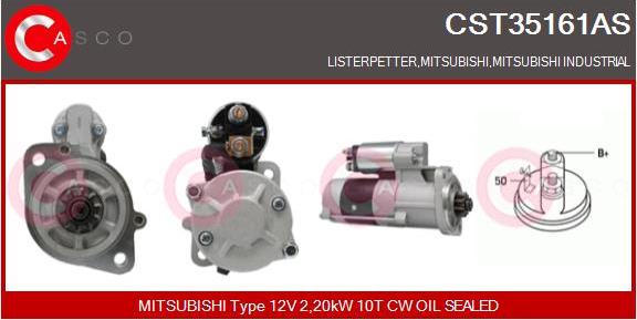 Casco CST35161AS - Стартер autospares.lv