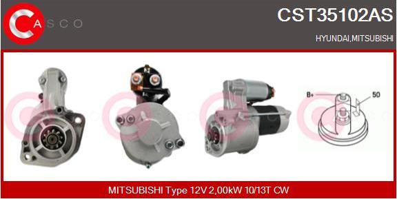 Casco CST35102AS - Стартер autospares.lv