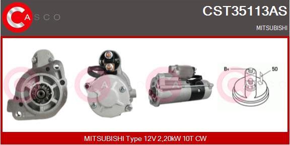 Casco CST35113AS - Стартер autospares.lv