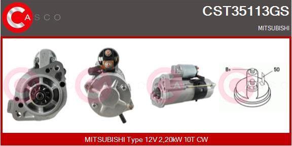 Casco CST35113GS - Стартер autospares.lv