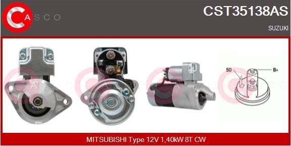 Casco CST35138AS - Стартер autospares.lv